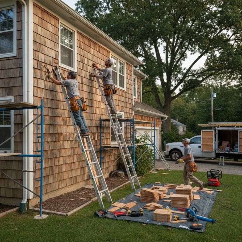 Cedar Shingles Replacement detail